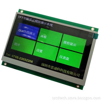 7.0-inch 800*RGB*80 64K color industrial 8-bit 8080/6800 TFT LCD module